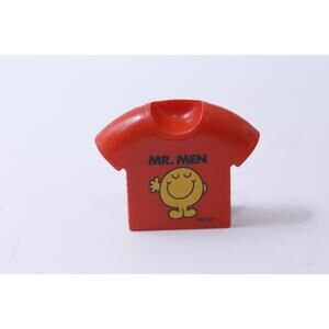 Mr Men, 80s, Pencil Sharpener, Red T-shirt with Smiley Face, ~ 241211-WH M-17-06